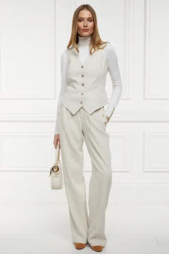 Hampton Waistcoat (Natural Linen)