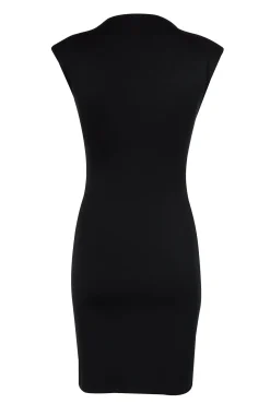 Harper Sleeveless Mini Dress (Black)