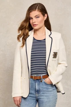 Henley Blazer (Cream)