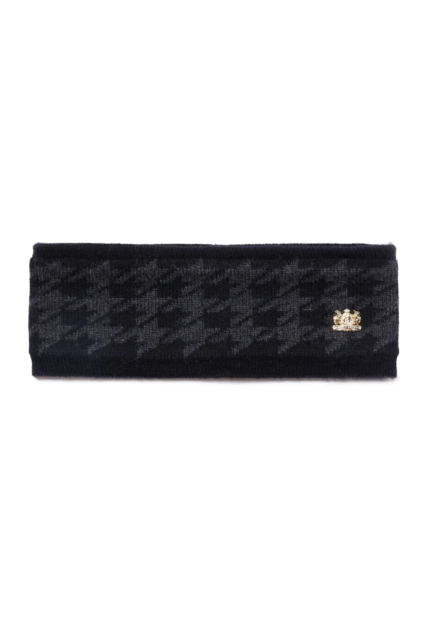 Heritage Headband (Grey Houndstooth)
