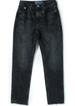 High Rise Slim Jean (Washed Black)