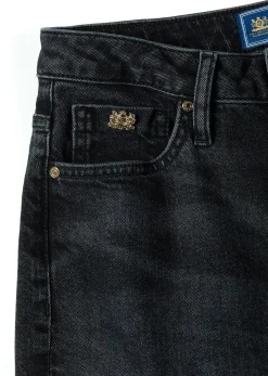 High Rise Slim Jean (Washed Black)