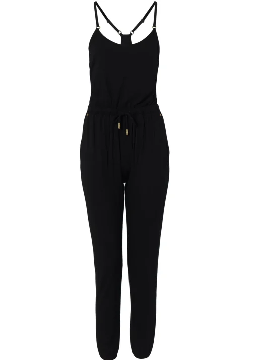 Iconic Jersey Jumpsuit (Black)