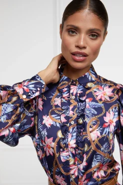 Isla Mini Dress (Seychelles Navy)