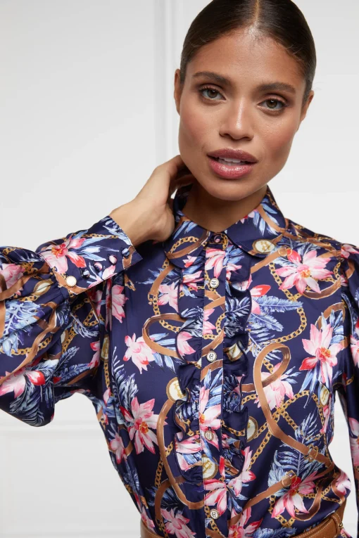 Isla Mini Dress (Seychelles Navy)