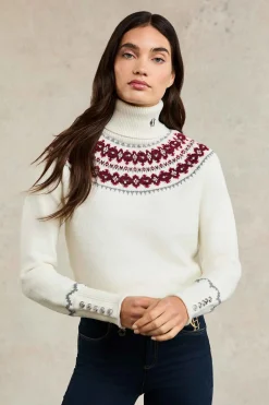 Jennifer Roll Neck Knit (Natural)