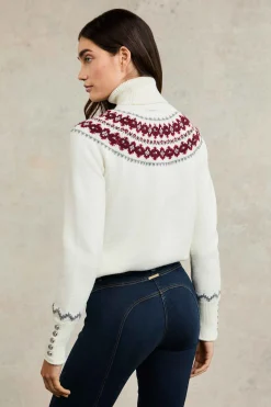 Jennifer Roll Neck Knit (Natural)