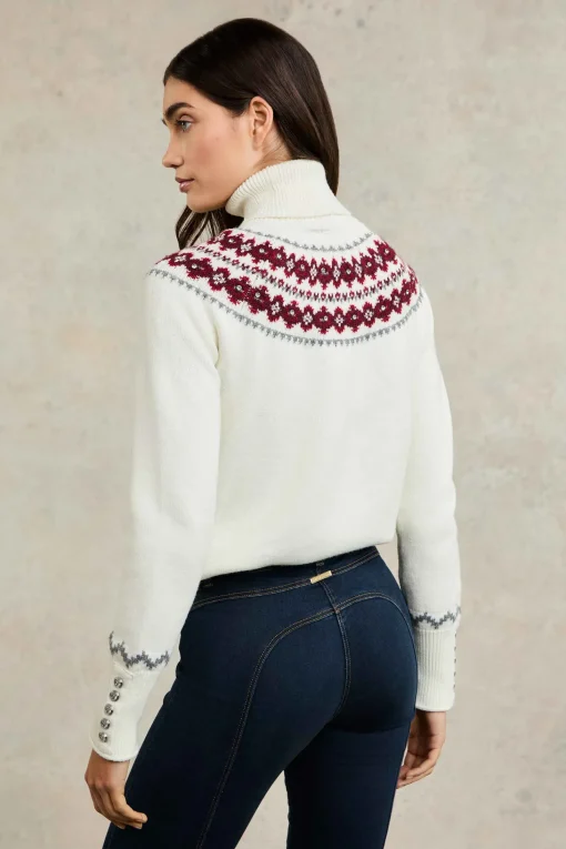 Jennifer Roll Neck Knit (Natural)