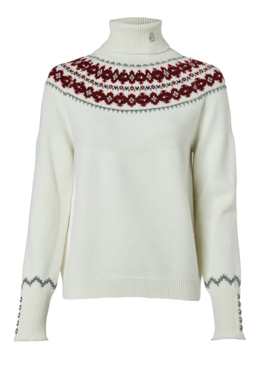 Jennifer Roll Neck Knit (Natural)