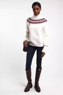 Jennifer Roll Neck Knit (Natural)