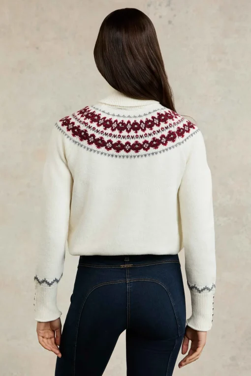 Jennifer Roll Neck Knit (Natural)