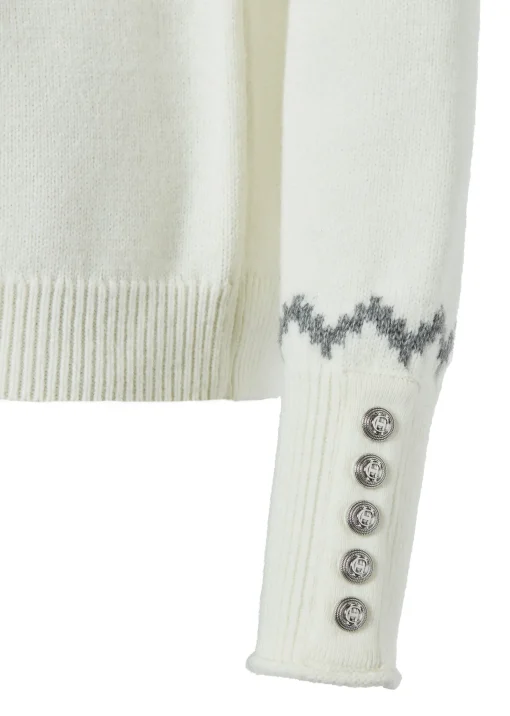 Jennifer Roll Neck Knit (Natural)