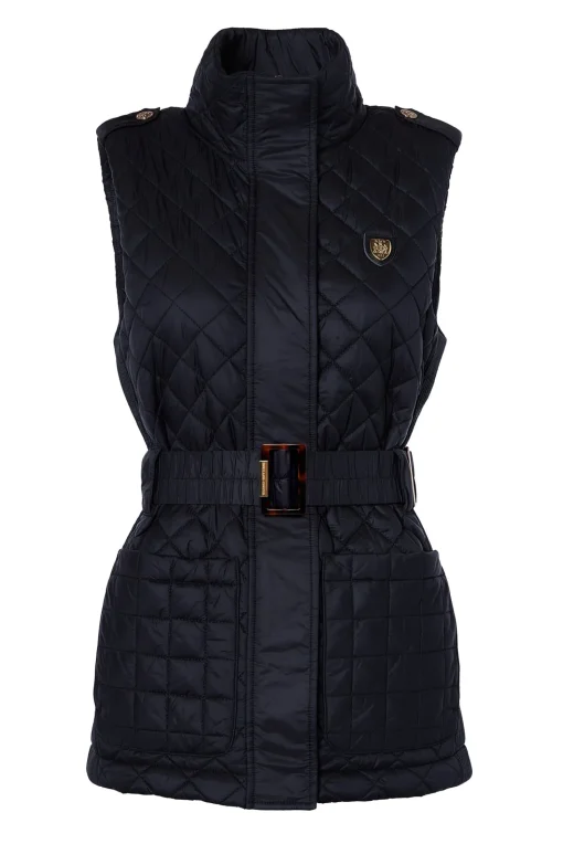 Juliana Belted Gilet (Black)