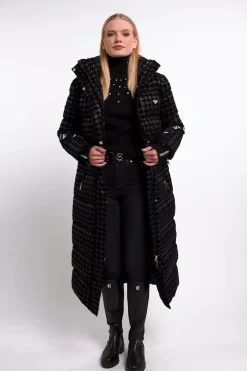 Kelsie Rib Embellished Roll Neck (Black)