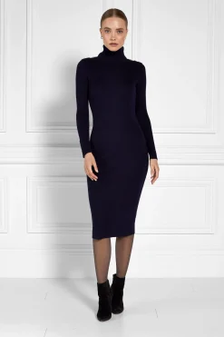 Kensington Midi Jumper Dress (Ink Navy)