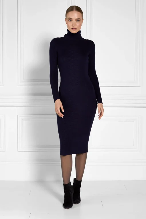 Kensington Midi Jumper Dress (Ink Navy)