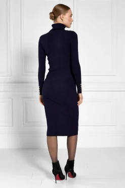 Kensington Midi Jumper Dress (Ink Navy)