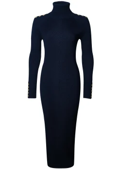 Kensington Midi Jumper Dress (Ink Navy)