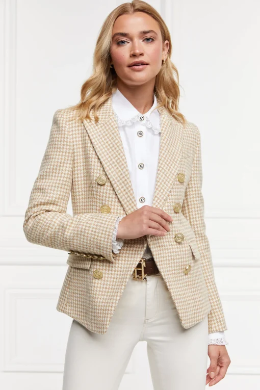 Knightsbridge Blazer (Camel Puppy Tooth)