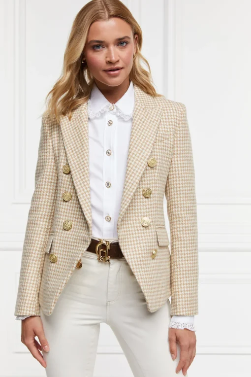 Knightsbridge Blazer (Camel Puppy Tooth)