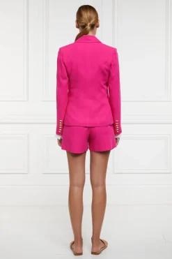 Knightsbridge Blazer (Hot Pink Linen)