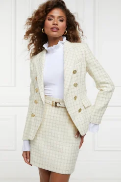 Knightsbridge Blazer (Ivory Sparkle Tweed)