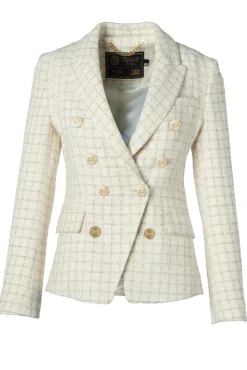 Knightsbridge Blazer (Ivory Sparkle Tweed)