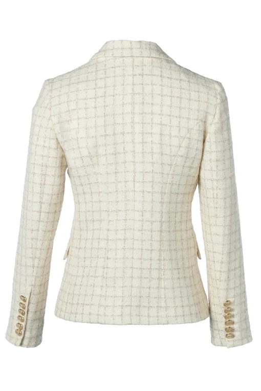 Knightsbridge Blazer (Ivory Sparkle Tweed)