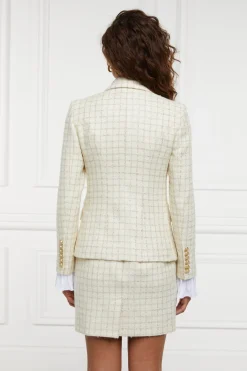 Knightsbridge Blazer (Ivory Sparkle Tweed)