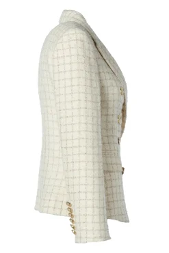 Knightsbridge Blazer (Ivory Sparkle Tweed)