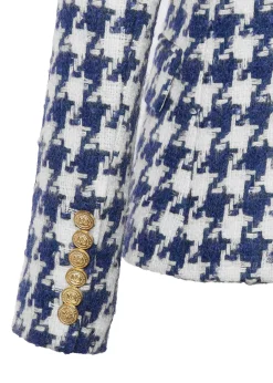 Knightsbridge Blazer (Large Scale Navy Houndstooth)