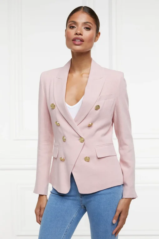 Knightsbridge Blazer (Pink Linen)
