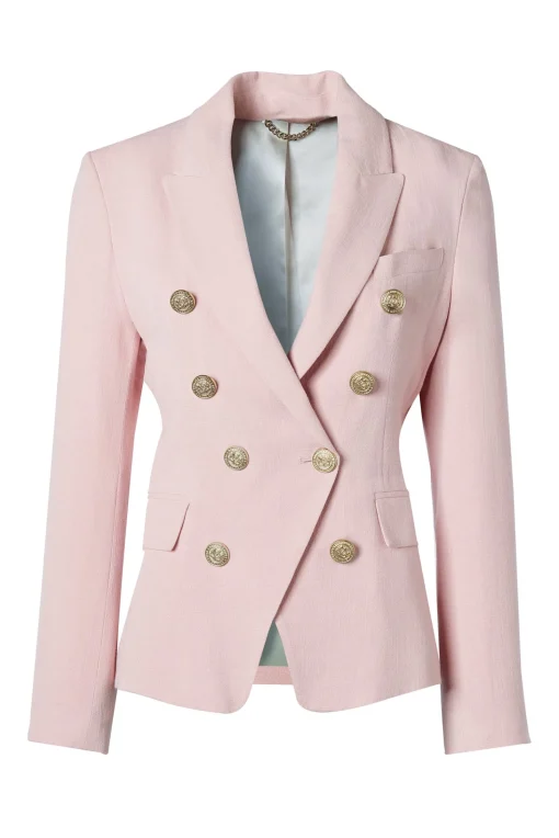 Knightsbridge Blazer (Pink Linen)