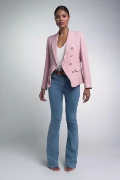 Knightsbridge Blazer (Pink Linen)