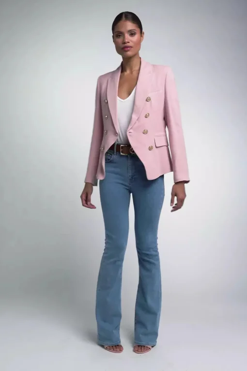 Knightsbridge Blazer (Pink Linen)