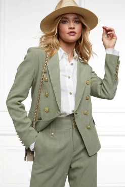 Knightsbridge Blazer (Sage Linen)