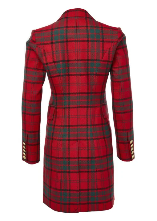 Knightsbridge Coat (Red Tartan)