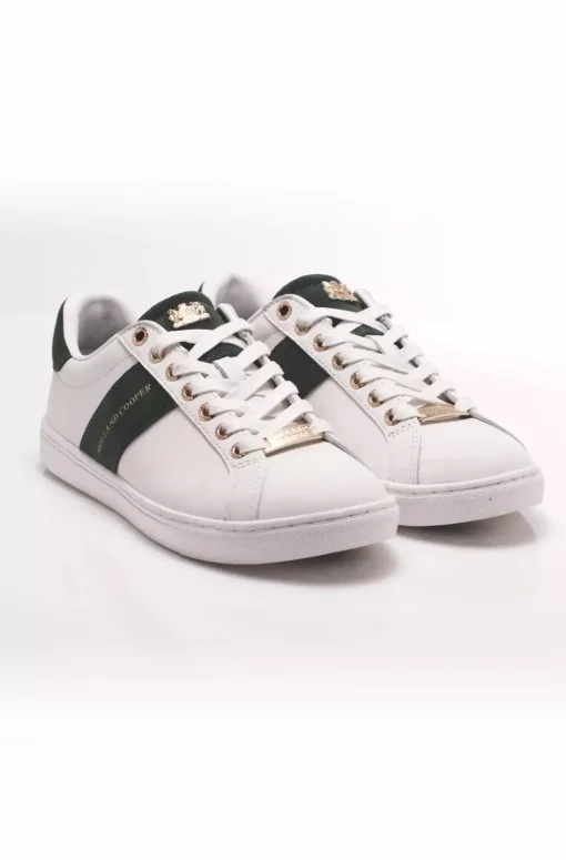 Knightsbridge Court Trainer (White Racing Green)