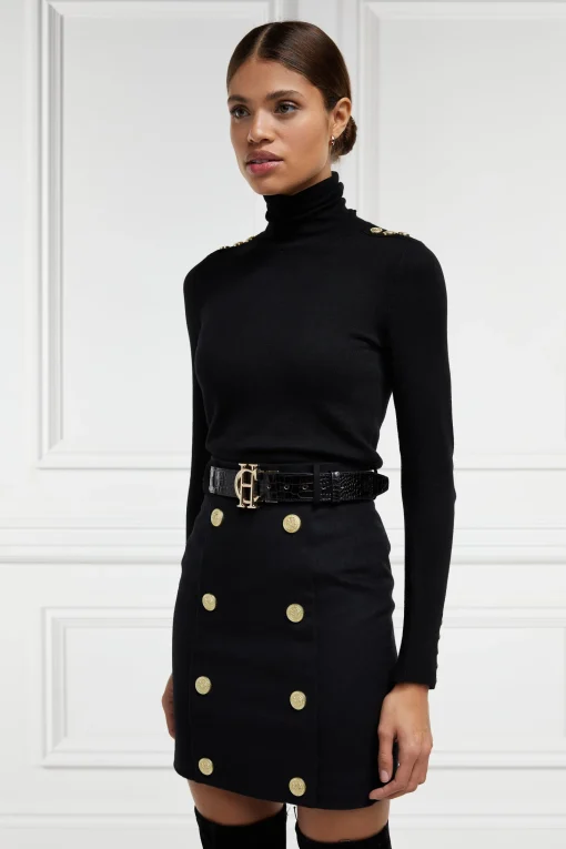 Knightsbridge Skirt (Soft Black)