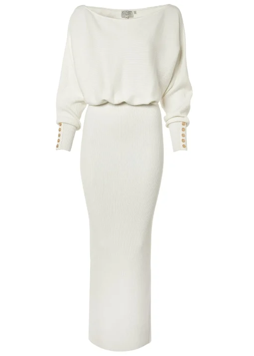 Leyla Knitted Dress (Natural)