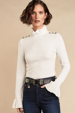 Lilibet Jersey Tee (White)