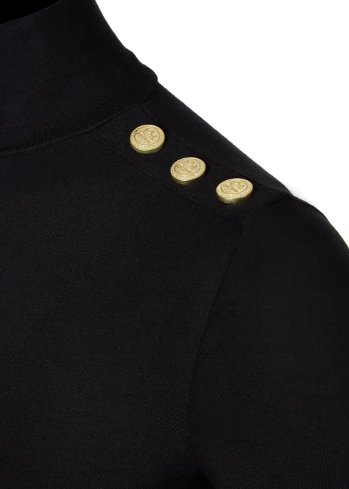 Long Sleeve Bodysuit (Black)
