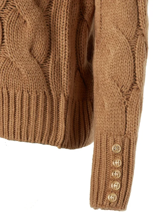 Lucia Roll Neck Knit (Toffee)