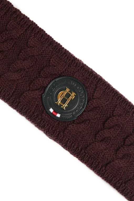 Luxe Cable Knit Headband (Mulberry)