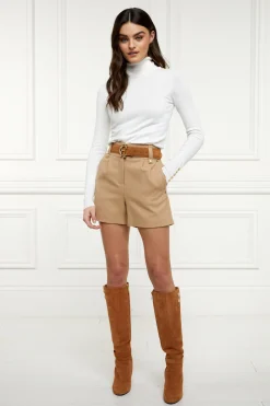 Luxe Tailored Short (Camel)