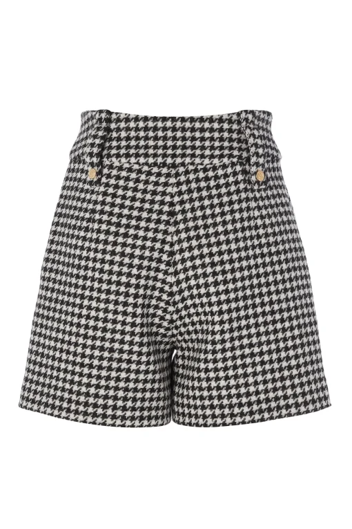 Luxe Tailored Short (Houndstooth)