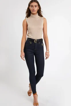 Luxury Sleeveless Roll Neck (Camel)