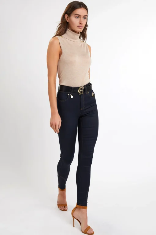 Luxury Sleeveless Roll Neck (Camel)