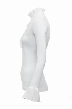 Melissa Jersey Blouse (White)