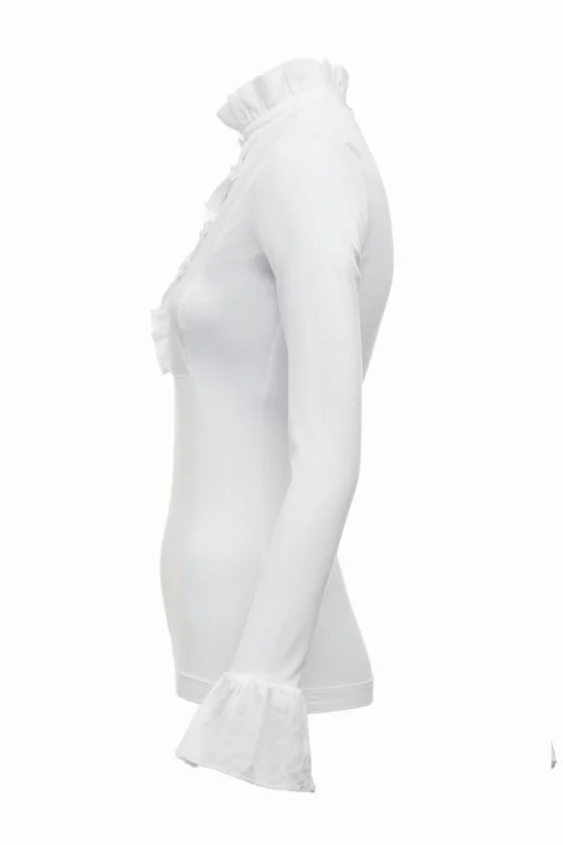 Melissa Jersey Blouse (White)